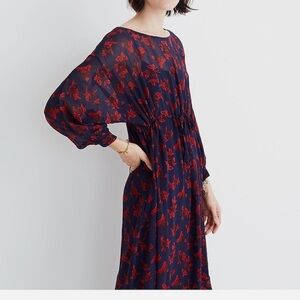 Madewell x No.6 • Vintage Rose Magical Silk Dress